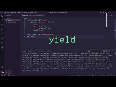 Python Yield Keyword??