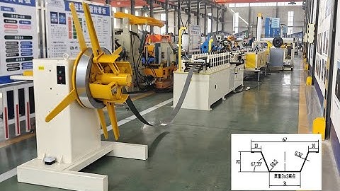 Omega Furring Hat Profile Roll Forming Machine