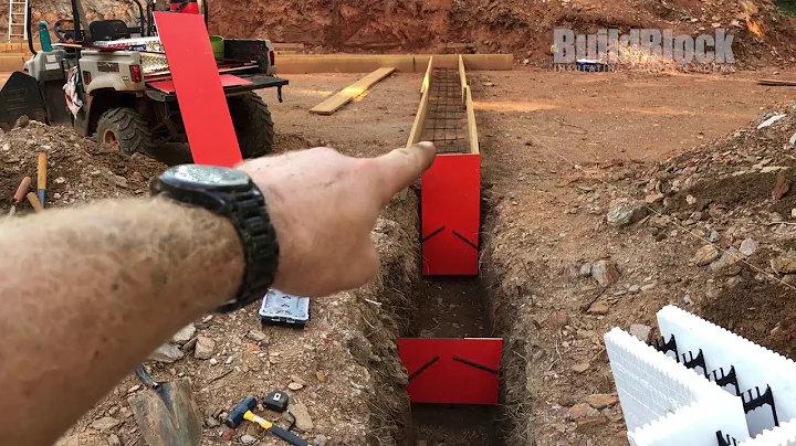 How to Create and Pour Step Footings in an ICF Project