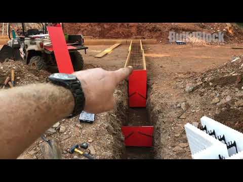 How to Create and Pour Step Footings in an ICF Project