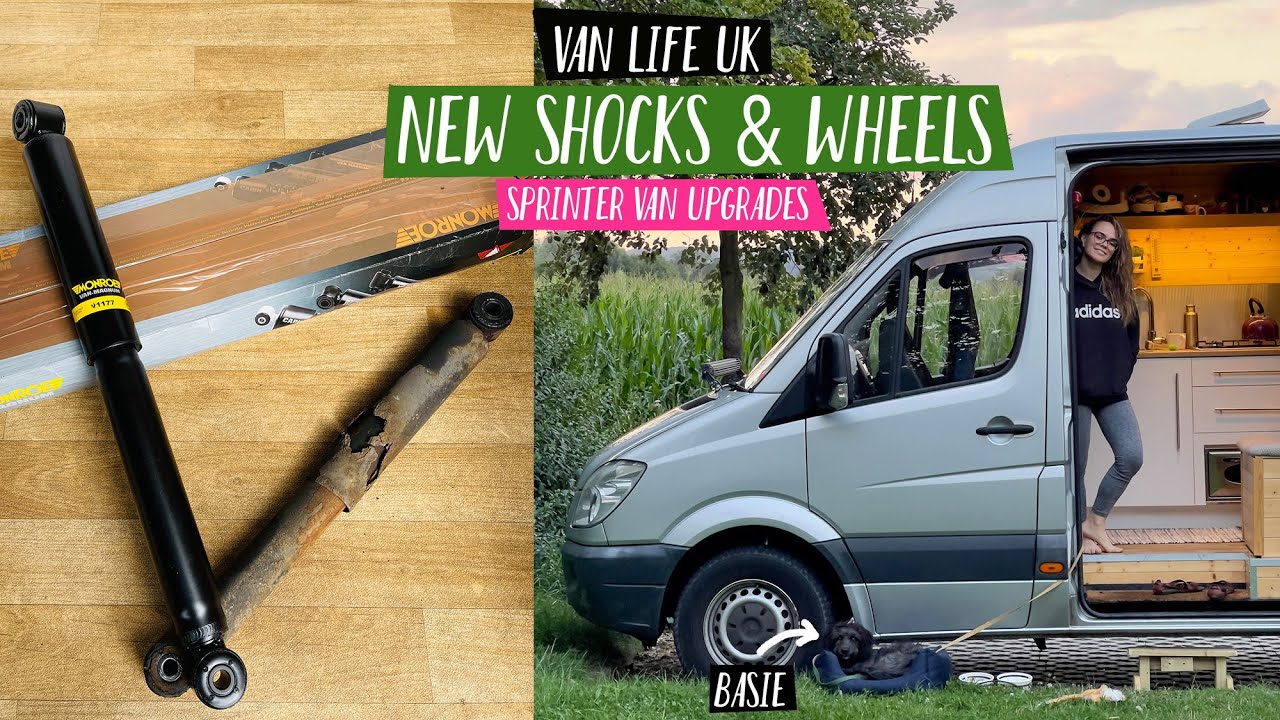 Much Needed SPRINTER VAN Upgrades! How to change MONROE MAGNUM SPRINTER