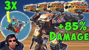 NEW Overdrive Module + 85% Damage BEHEMOTH Titan - War Robots Gameplay Live WR