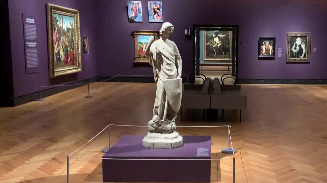 Adam Levine Tours Reuben Wells Leonard Memorial Gallery