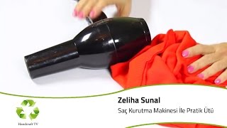 Saç Kurutma Makinesi İle Pratik Ütü / How To Do Iron With Using Hair Dryer?