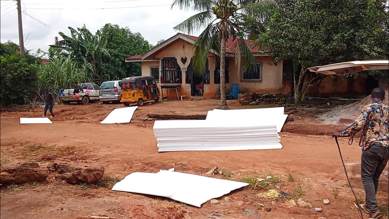 Polystyrene Ceiling Design Materials Buying in Edo State