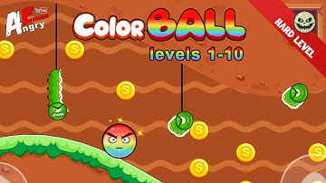 🟡Color Ball Adventure - Levels 1-10 (Gameplay)