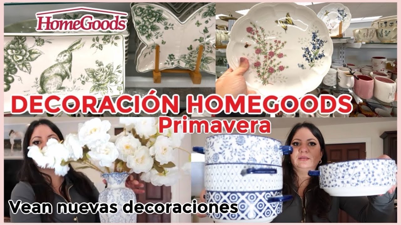 HOMEGOODS DECORACIÓN PRIMAVERA | COMPRAS DE DECORACIÓN | VLOG