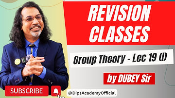 Revision Classes | GT Lecture 19 (I) by Dubey Sir | CSIR NET Math | IIT JAM Math | GATE