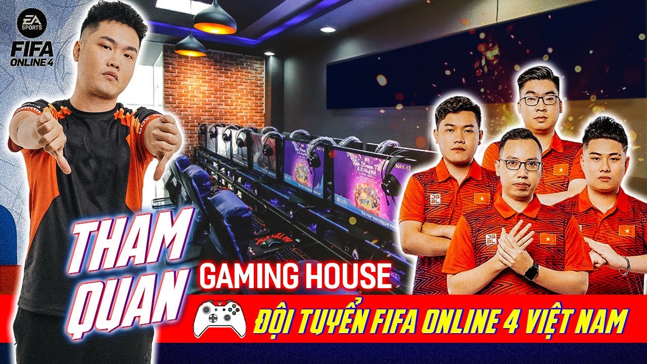 THAM QUAN GAMING HOUSE CỦA ĐỘI TUYỂN FIFA ONLINE 4 VIỆT NAM CÙNG TABI TUẤN ANH