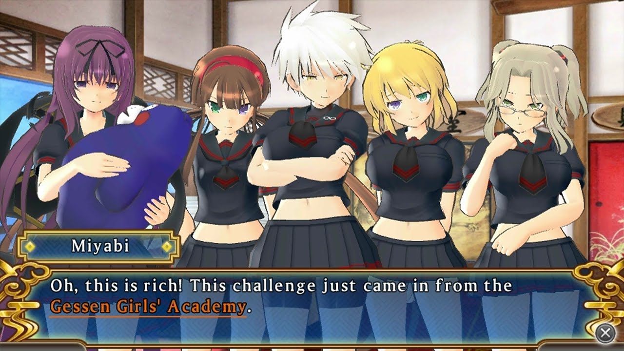 PS Vita] Senran Kagura Shinovi Versus - Shinobi Girl's Code [Hebijo Academy]  - Chapter 3 - YouTube