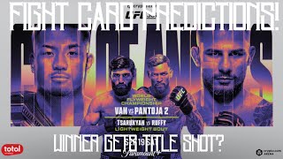 UFC 331 Fight Card Predictions! Ruffy v Arman a lot closer than you think? 