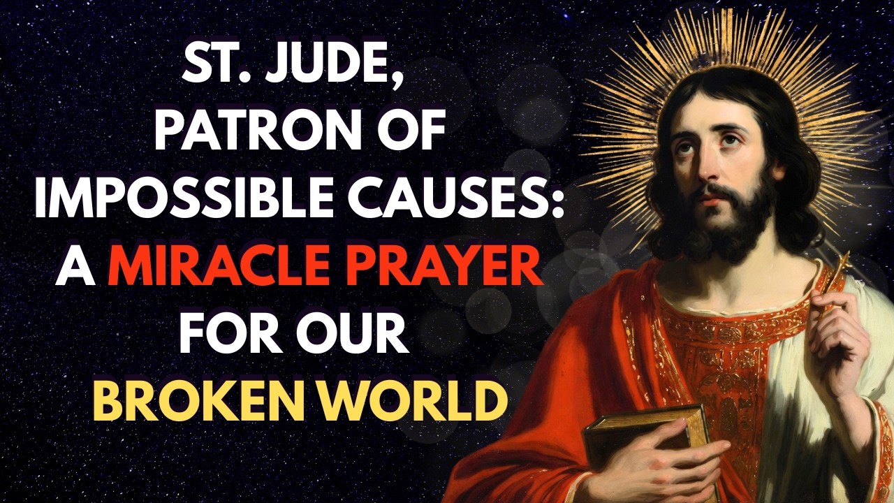PRAY THIS NOW: Saint Jude Thaddeus Miraculous Prayer for Difficult Times and Global Peace
