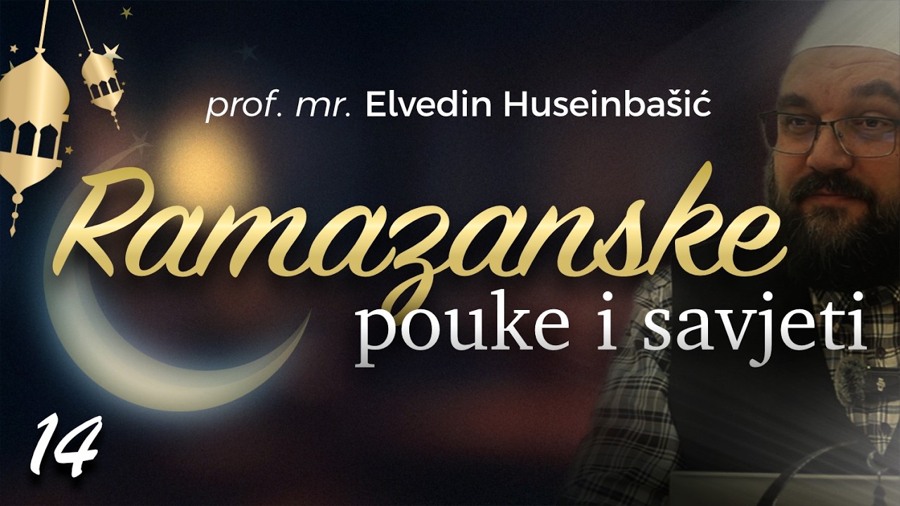12 | Ramazanske pouke i savjeti LIVE - prof. mr. Elvedin Huseinbasic