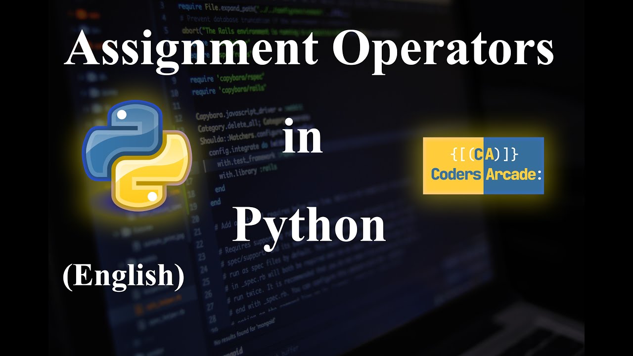 python assignment command