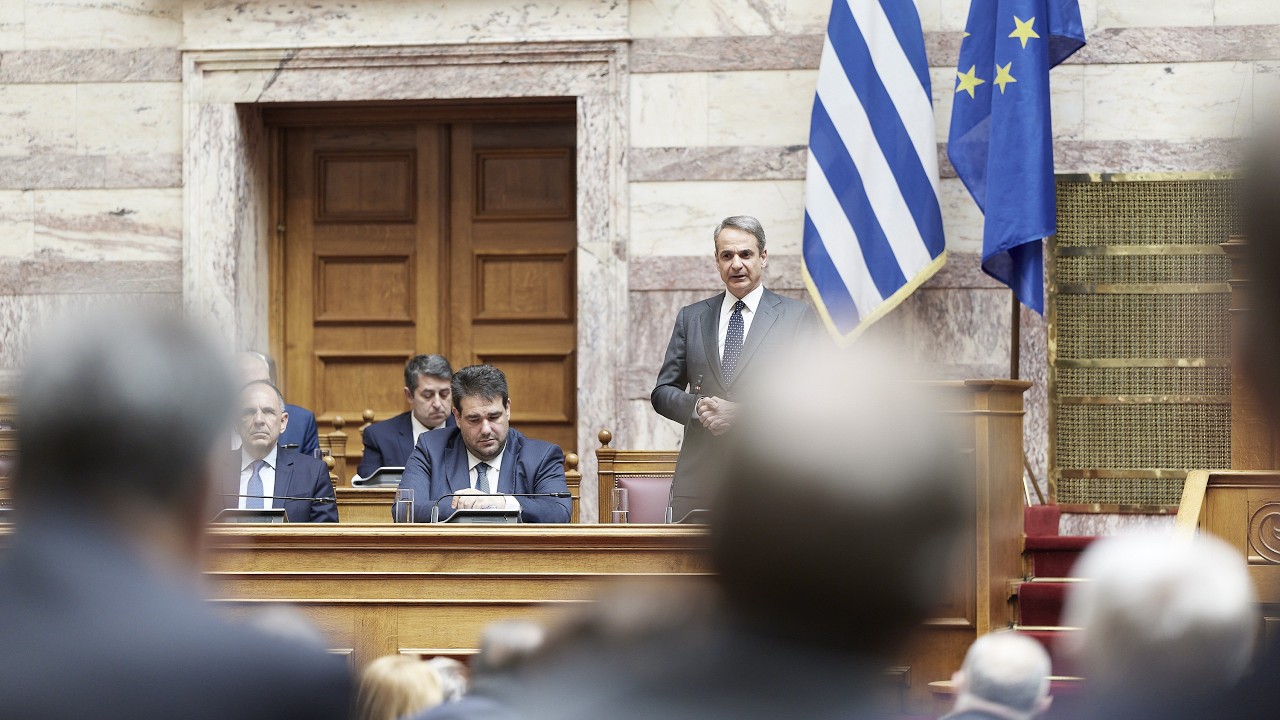 Δευτερολογία του Πρωθυπουργού Κυριάκου Μητσοτάκη στη Βουλή
