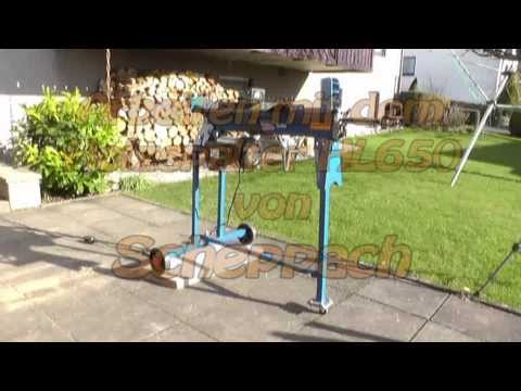 Scheppach Holzspalter HL 650 (6,5 t) deutsch