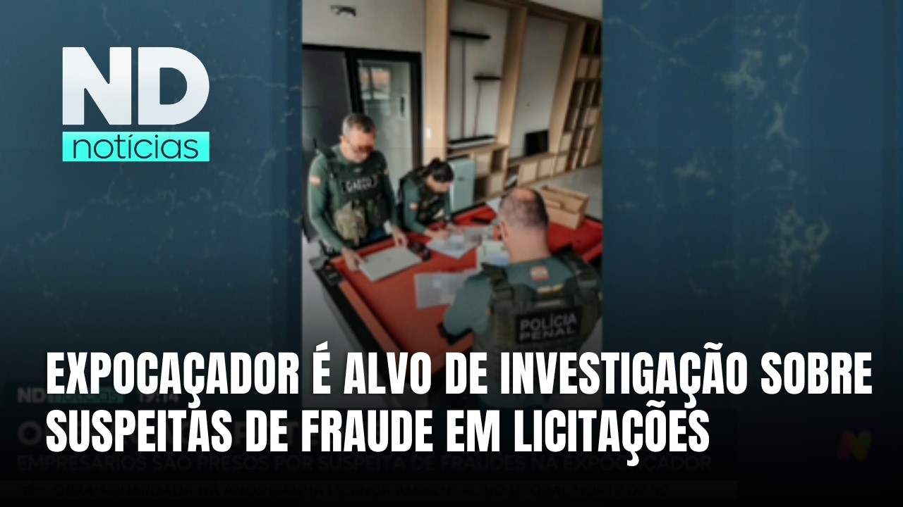 Suspeita de fraude em licitações da ExpoCaçador leva dois empresários à prisão