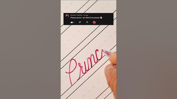 Say my beautiful name -- Prince!  Practice lettering and cursive with me!