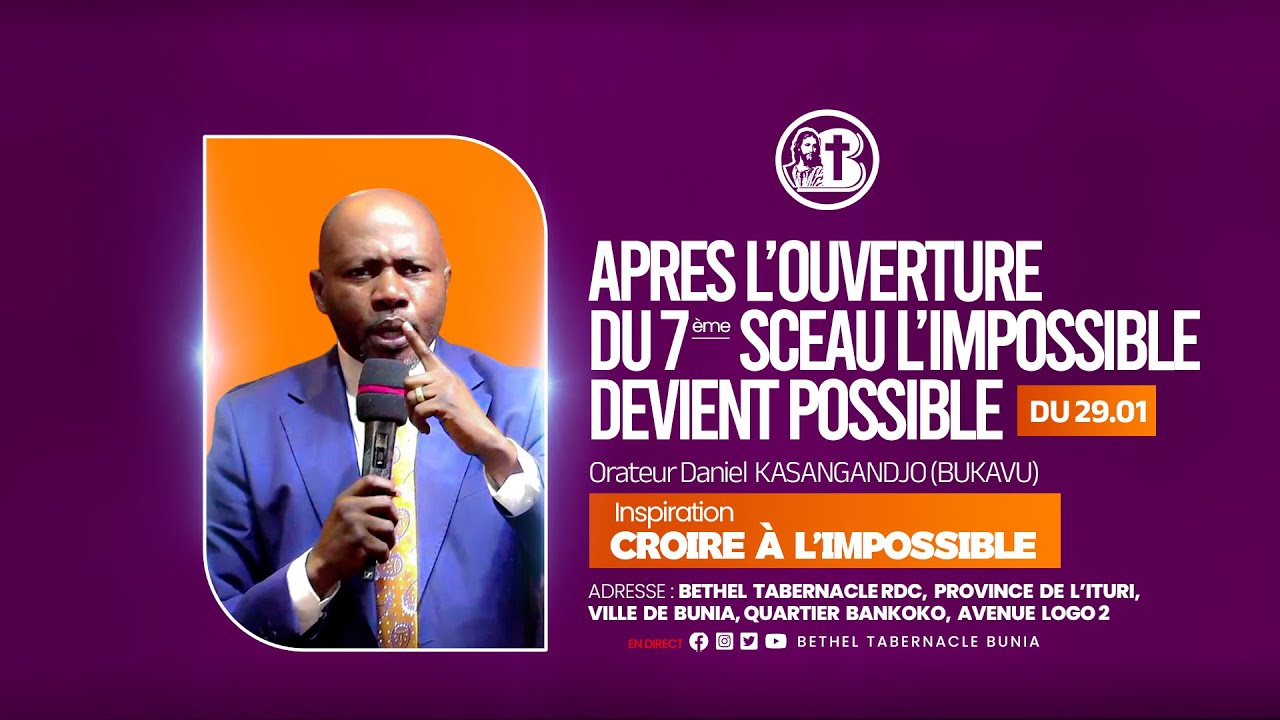 APRES L'OUVERTURE DU 7ème SCEAU, L'IMPOSSIBLE DEVIENT POSSIBLE (2), SERVICE DU 29 JANVIER 2026