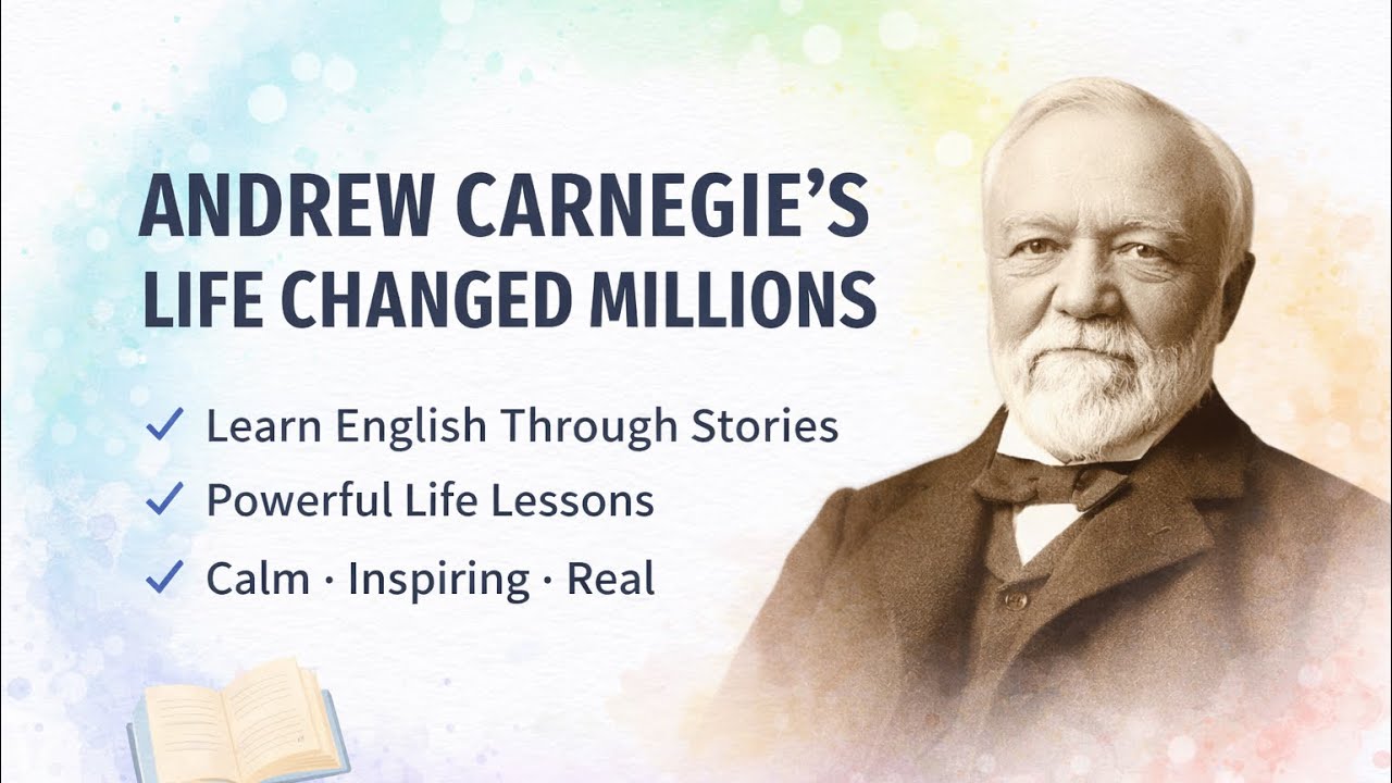Andrew Carnegie’s Life Changed Millions | Learn English Through Stories