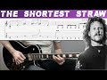 METALLICA - THE SHORTEST STRAW (Guitar cover with TAB | Lesson)