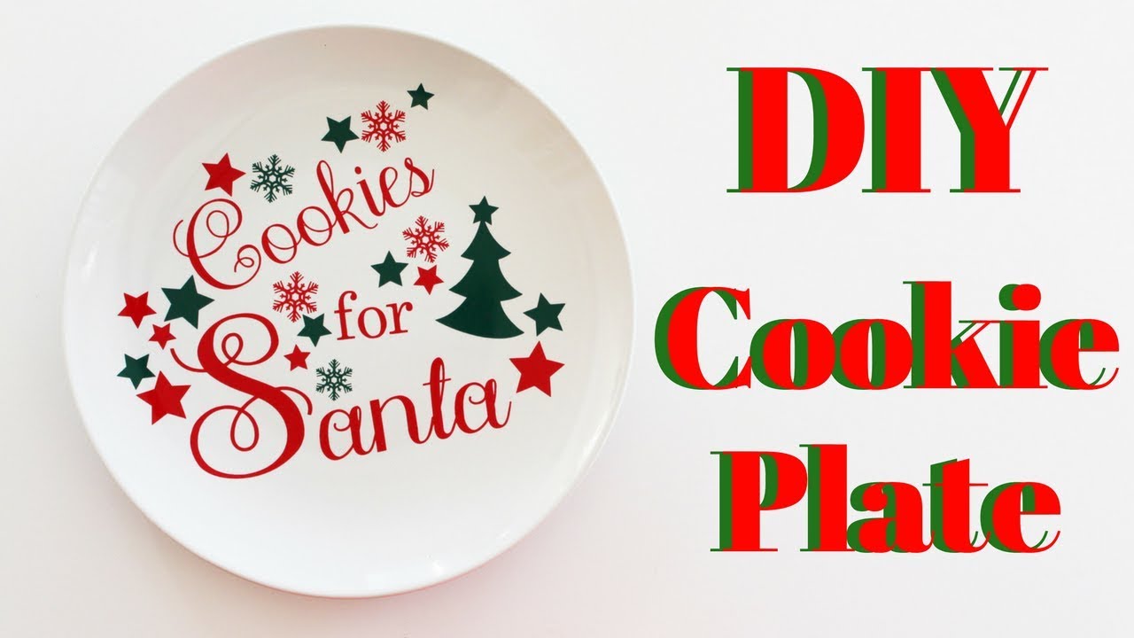 Custom Santa Plate Christmas Plate Personalized Santa Plate Kids Christmas Plate For Santa | Santa/'s Cookies Plate