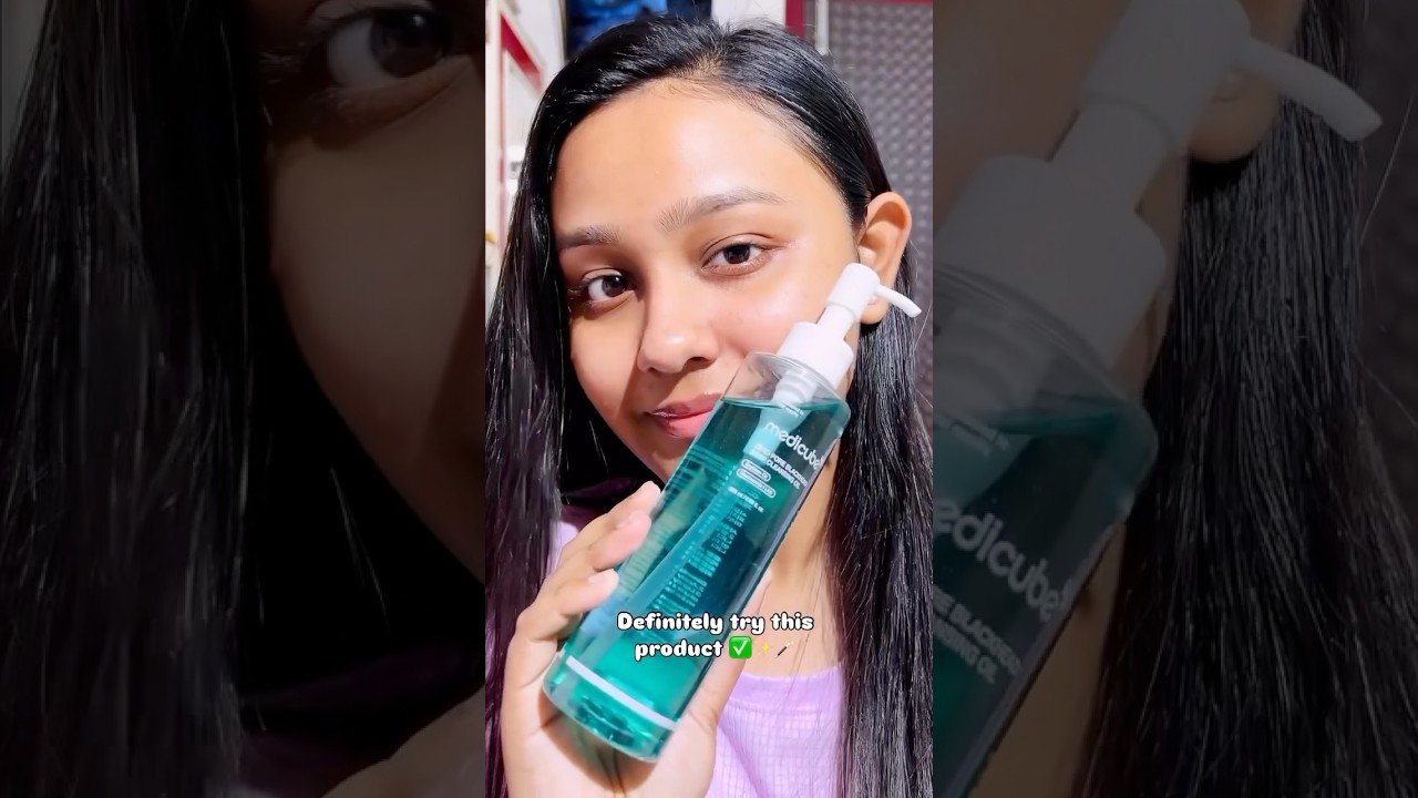 Bye-bye blackheads, hello glow! ✨ Unlock flawless skin with Medicube Zero Pore Cleansing Oil 💧🔥