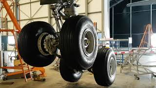 Airbus A330 Main Landing Gear Extension And Retraction Test.
