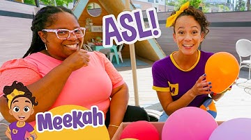 Meekah Learns ASL at PlayLab! | Meekah Full Episodes | Educational Videos for Kids | Blippi Toys