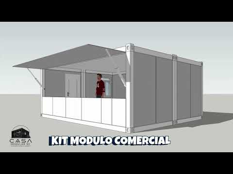 Módulo Comercial de 36 m² | Loja, Escritório ou Sala Comercial Pronta em Poucos Dias