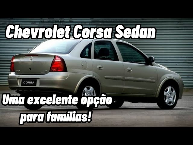 Chevrolet Corsa Sedan 2009, uma boa opção para famílias! Confiável