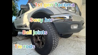 Ball joint’s, tie rods & sway bar  replaced (1st gen) Tacoma also 4Runner 9602
