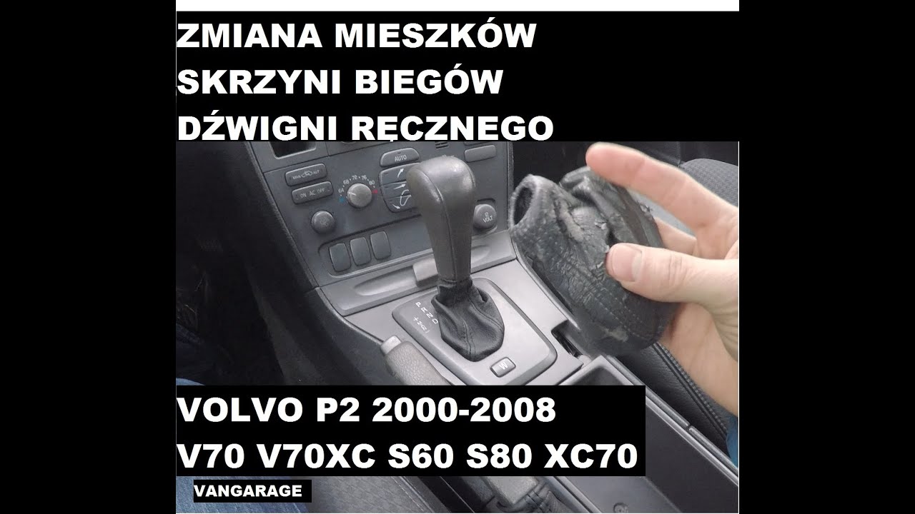 Volvo V70Xc - Mieszek Dźwigni Zmiany Biegów, Ręcznego - Nowa Skóra - Youtube