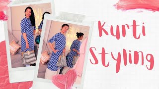 Summer Kurti Styling 2021 | summer me kurti kese style kare | #shorts #omnistyles