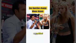 One Question change Whole Debate #charliekirk #debate #viral #shortsfeed