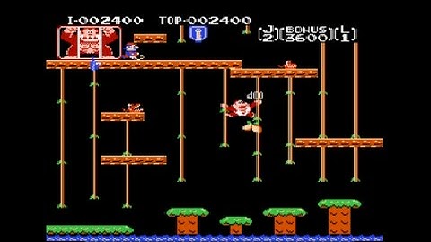 Donkey Kong Jr. (Nes) - Stage 1
