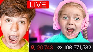 5 Year Old SISTER ACCIDENTALLY Goes LIVE On FaZe H1ghSky1 TWITCH!! *Gone Wrong*