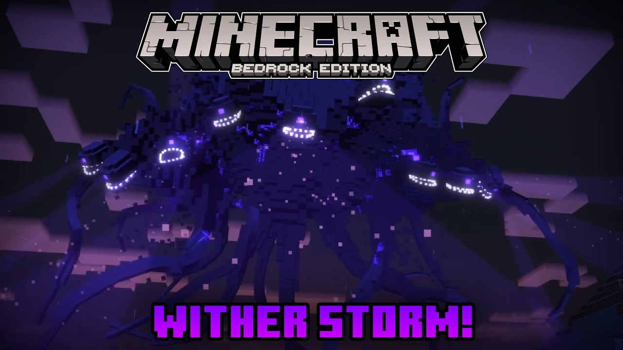 Wither Storm Mod for Minecraft!  Minecraft Bedrock (1.18  1.19)  YouTube