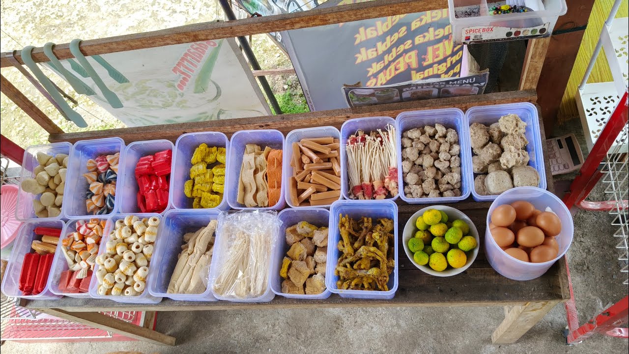 Persiapan toping seblak prasmanan setelah libur panjang ‼️