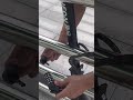 Electric scooter staysafer in public parking with extralock designed to resist forced break attempts