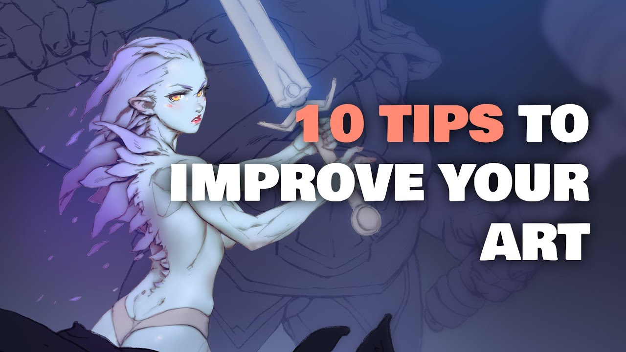 HERE'S THE FASTEST WAY TO IMPROVE YOUR ART (from a professional artist), on YouTube