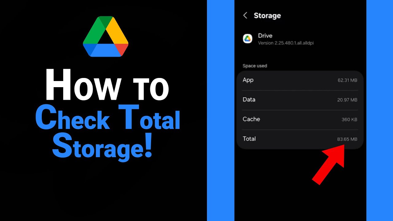 How to Check Total Storage of Google Drive [NEW] - YouTube