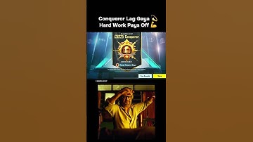 Finally Reached Conqueror 🏆🔥 | BGMI Rank Push Short #bgmi #rankpush #conqueror #bgmishorts