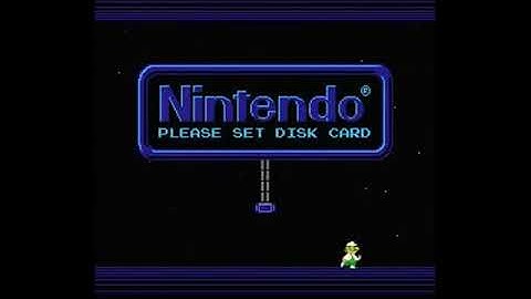 Nintendo Famicom 5" Floppy Disk System Boot-Up Screen