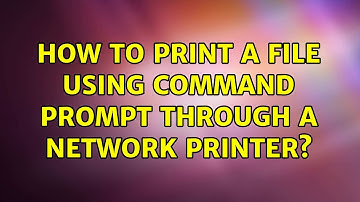 How to print a file using command prompt through a network printer?