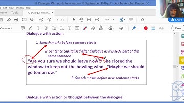 Live Lesson: English Language Checkpoint 2 - Writing & Punctuating Dialogue
