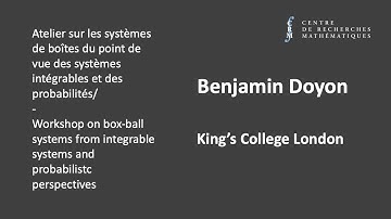 Benjamin Doyon: Generalised hydrodynamics for classical particle systems