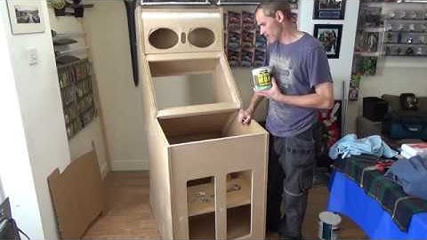 Gauntlet Arcade Cabinet Scratch build. Part 7 Painting!