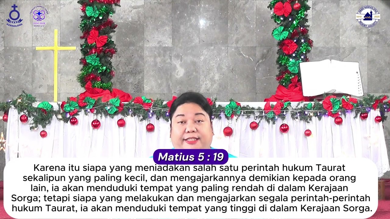 Renungan Malam Shalom HKBP Kernolong Resort Jakarta I 19 Januari 2026