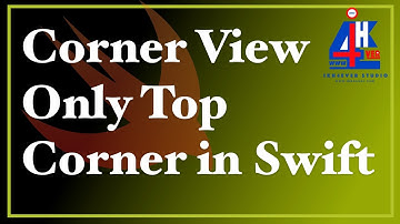 iOS Tutorial - How to set cornerRadius for only top left and top right corner of a UIView?